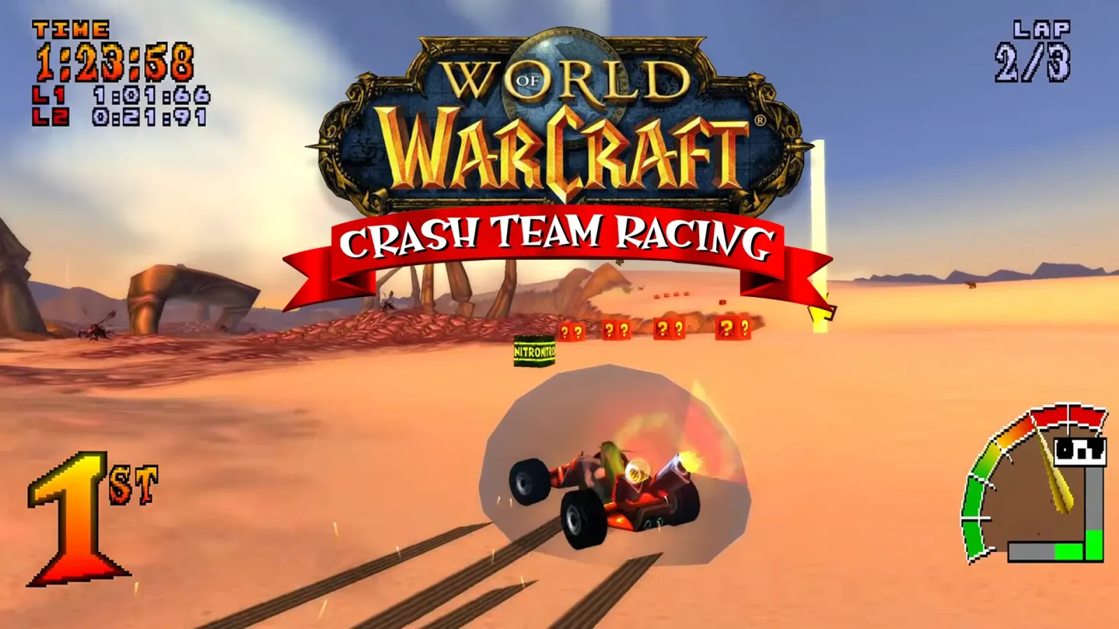 World of Kartcraft: Crash Team Racing invade Azeroth